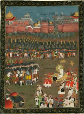 The Siege of Golconda – Mughal Empire's Conquest of a Deccani Fortress